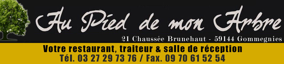 Au pied de mon arbre, restaurant, traiteur, salle de réception à Gommegnies (59), 0327297376
